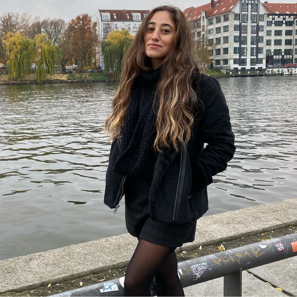 Hollister faux shearling biker jacket - Picture 2 of 11